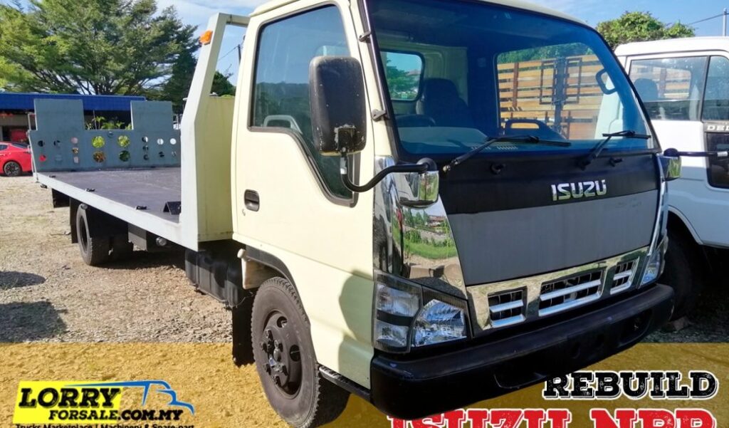 Rebuild Isuzu NPR71 w/ New Car Carrier (Half-load)
