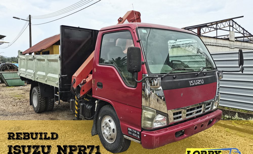 Rebuild Isuzu NPR71 w/ 12′ Tipper + 2T Crane [Pre-order]
