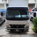 USED MITSUBISHI FUSO FE71 Box Van w/ Tail-lift