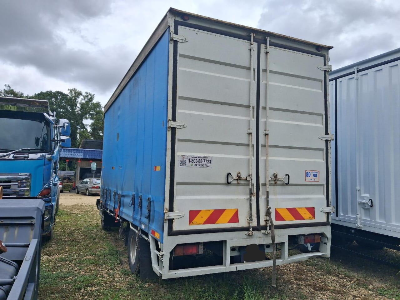 Used Nissan YU41T5 17ft Curtain Sider - Thumbnail 4