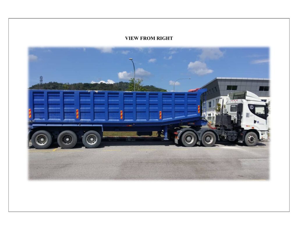 Used Volvo FMX440 /Zenith 3-Axles Side Tipping Semi Trailer