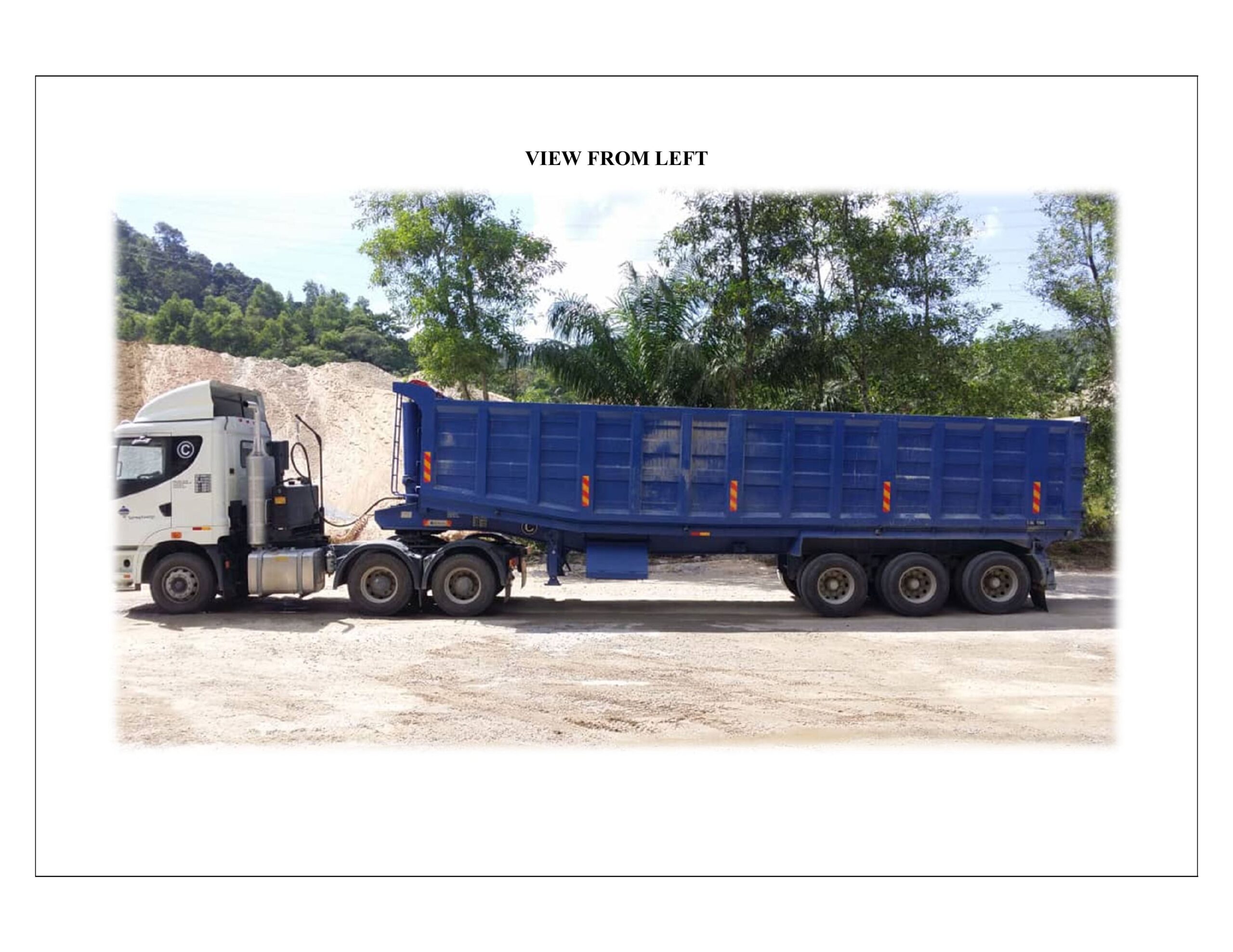 Used Volvo FMX440 /Zenith 3-Axles Side Tipping Semi Trailer - Thumbnail 2