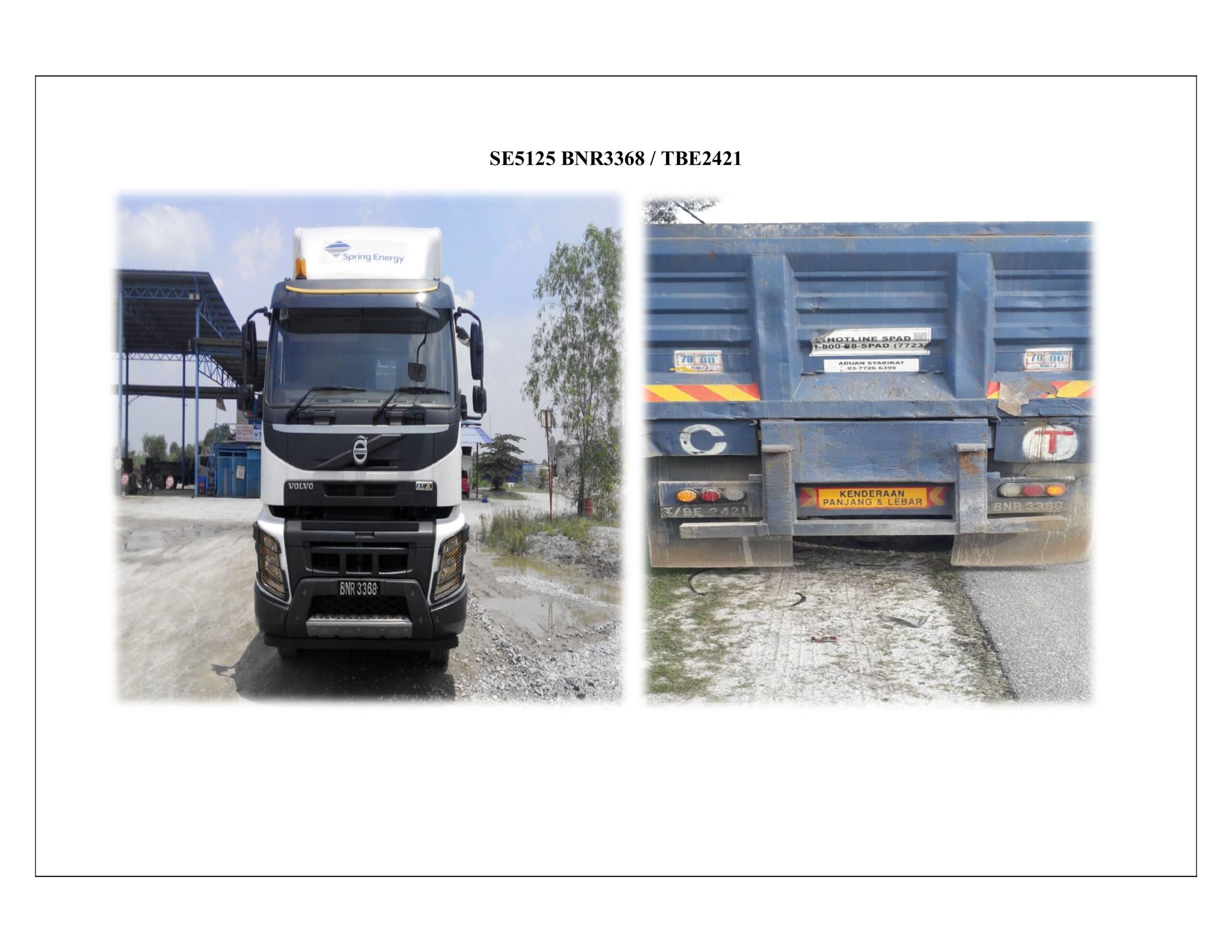 Used Volvo FMX440 /Zenith 3-Axles Side Tipping Semi Trailer - Thumbnail 3